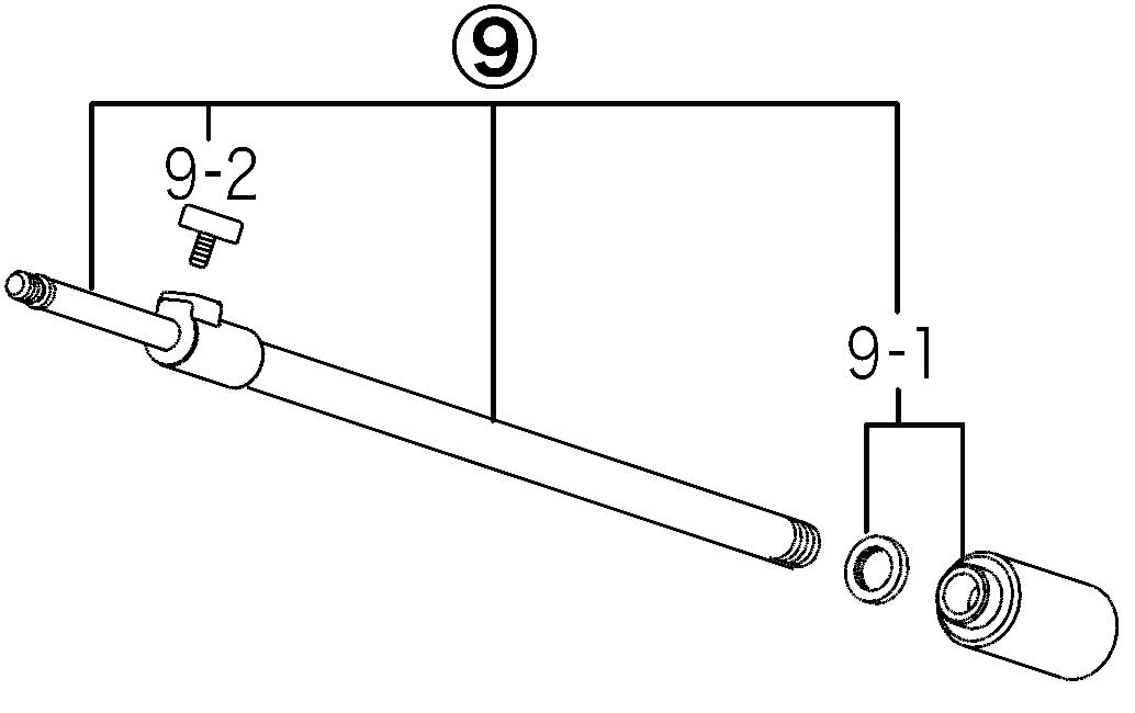 TAMA Galgenausleger Rohr (Teleskop) für MS736BK/MS736LBK/MS736RELBK/MS736RBK