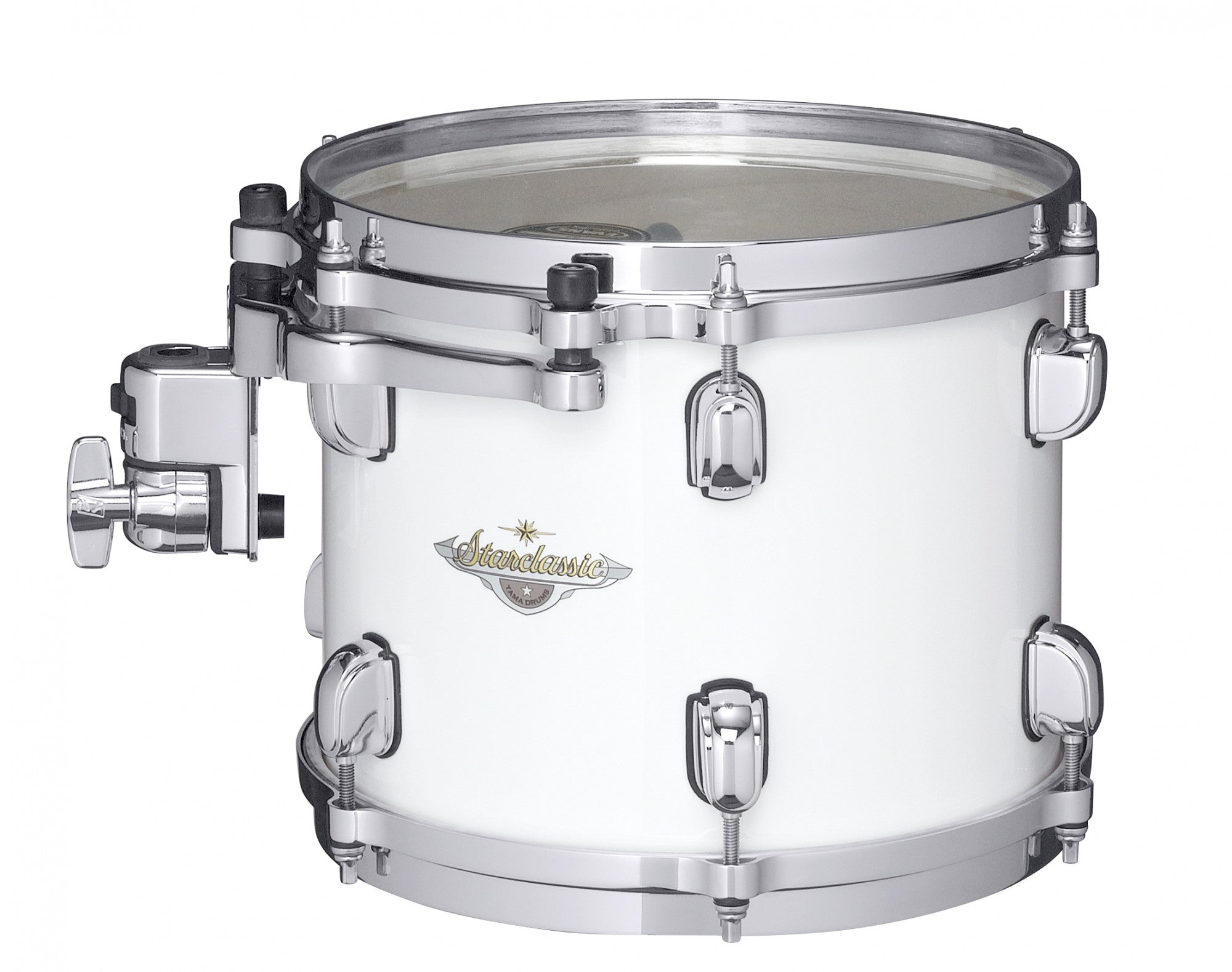 TAMA Starclassic Maple Lacquer Rack Tom 13" x 7,5" - Piano White/Chrom HW