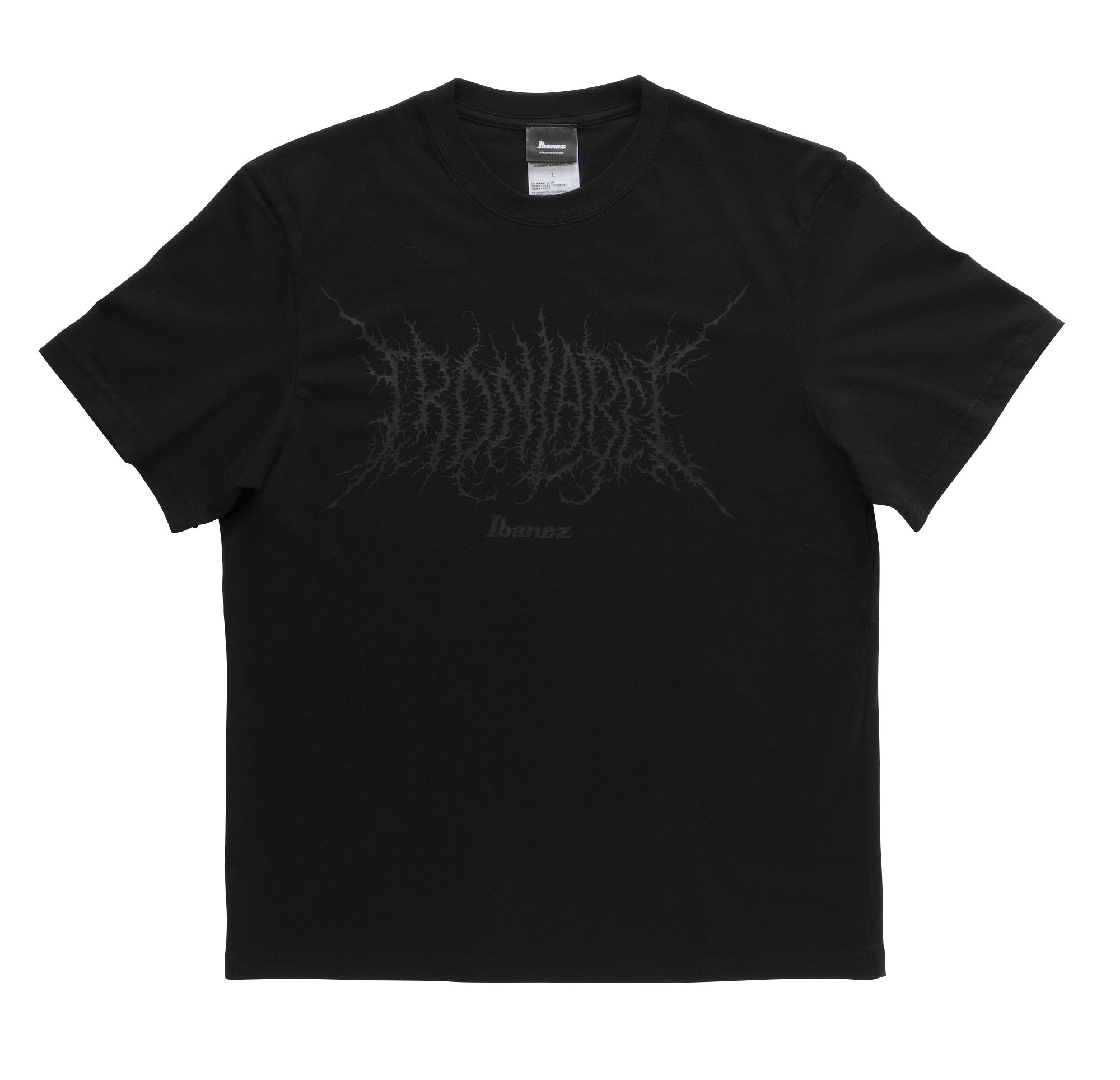 IBANEZ Iron Label T-shirt Black - L