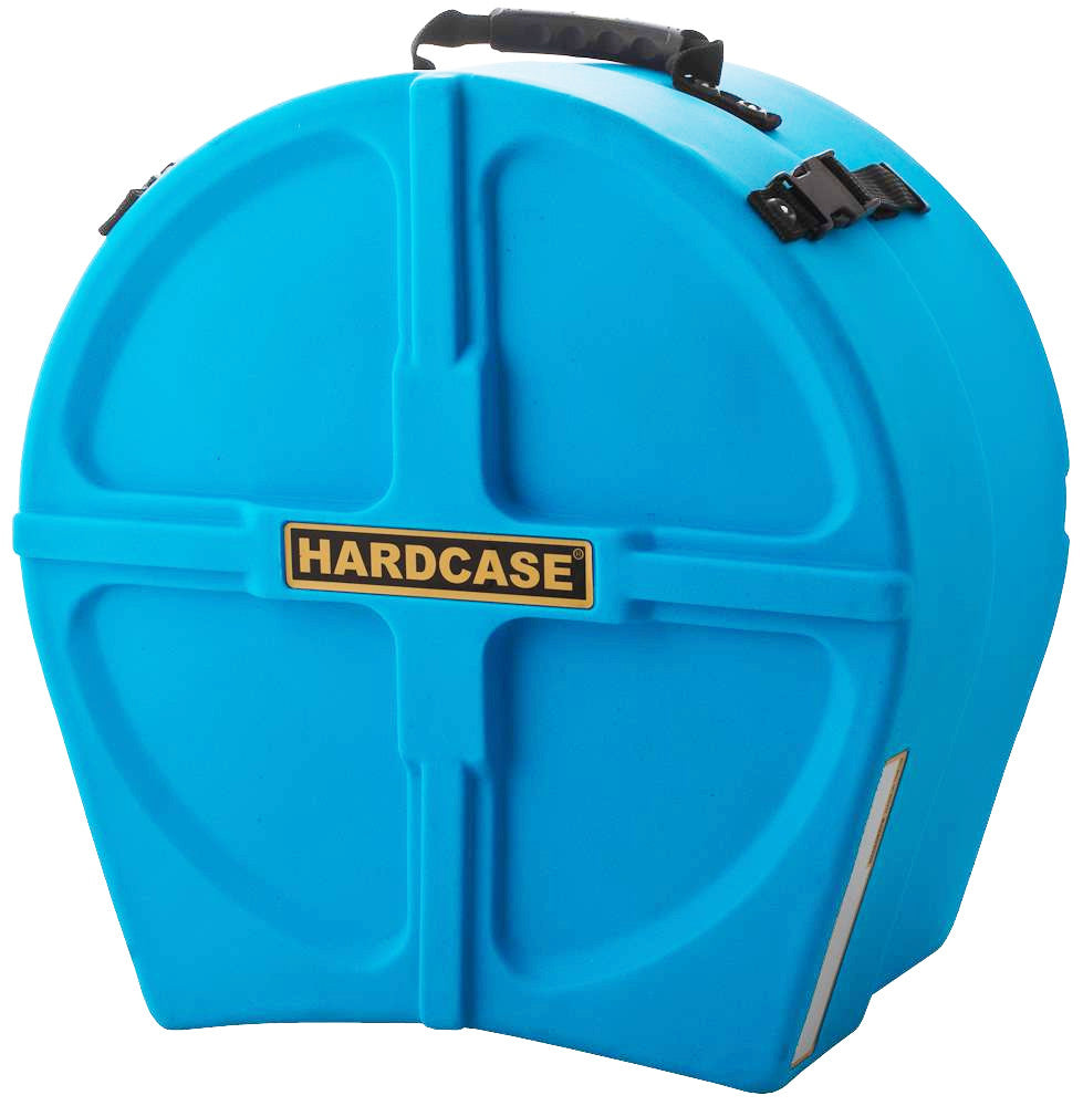 HARDCASE Floor Tom Case 14" - Light Blue / komplett gepolstert