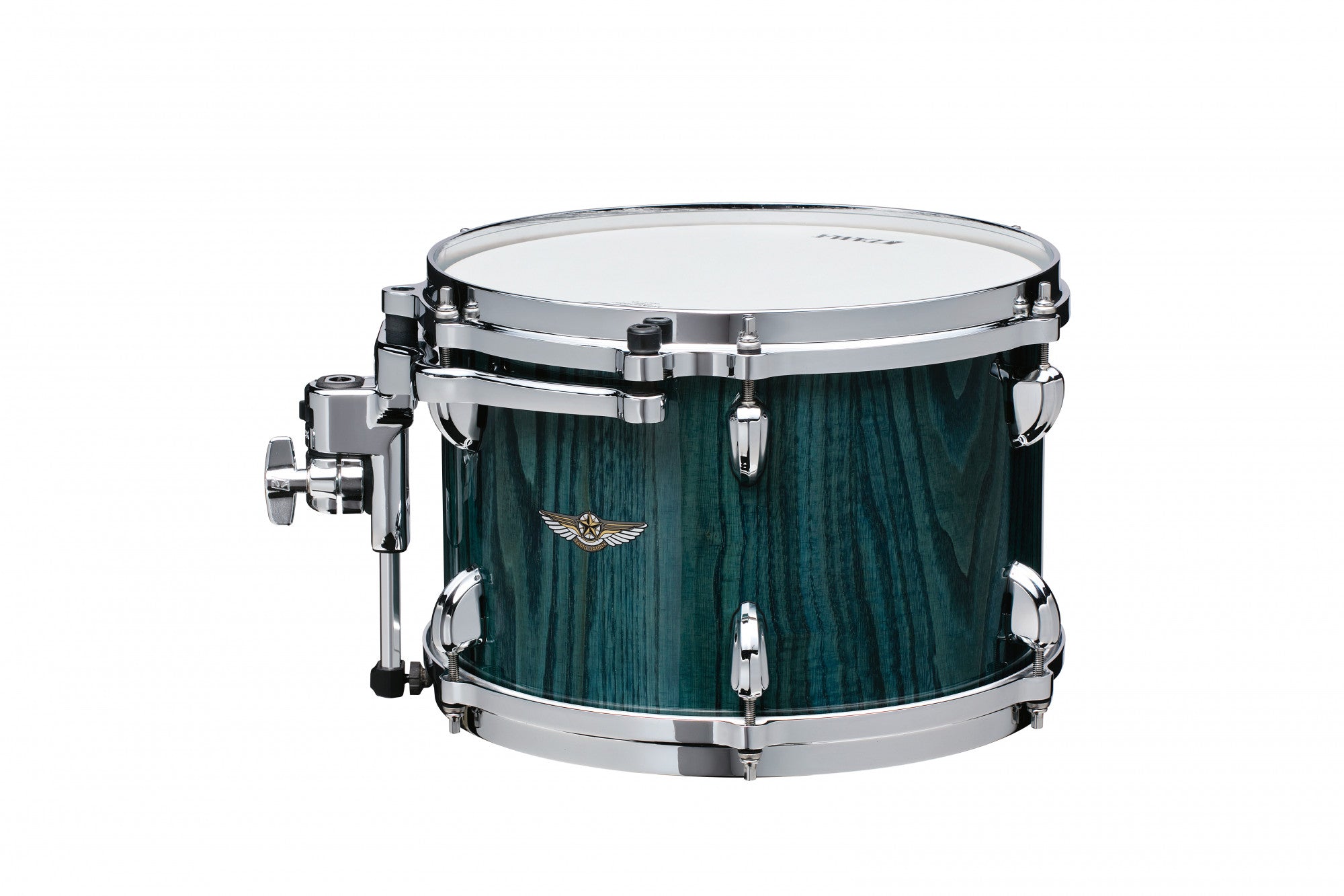 TAMA STAR Walnut Floor Tom 12" x 8" - Light Indigo Japanese Chestnut/Chrom HW