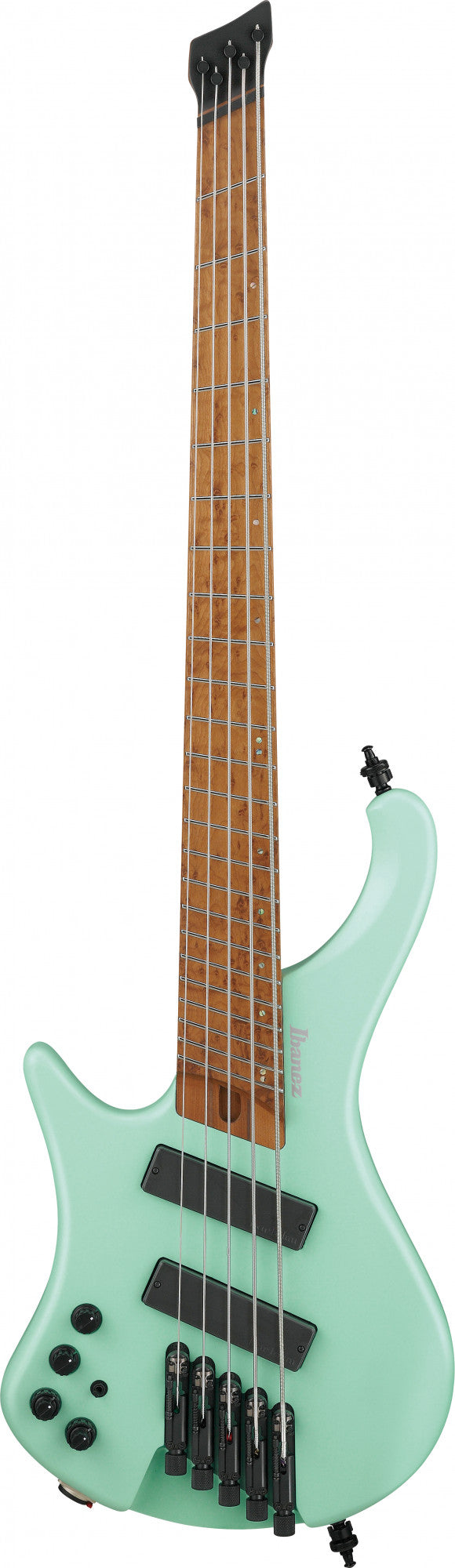1B IBANEZ EHB Serie E-Bass 5 String Multiscale Lefty - Sea Foam Green + Bag PGPGB