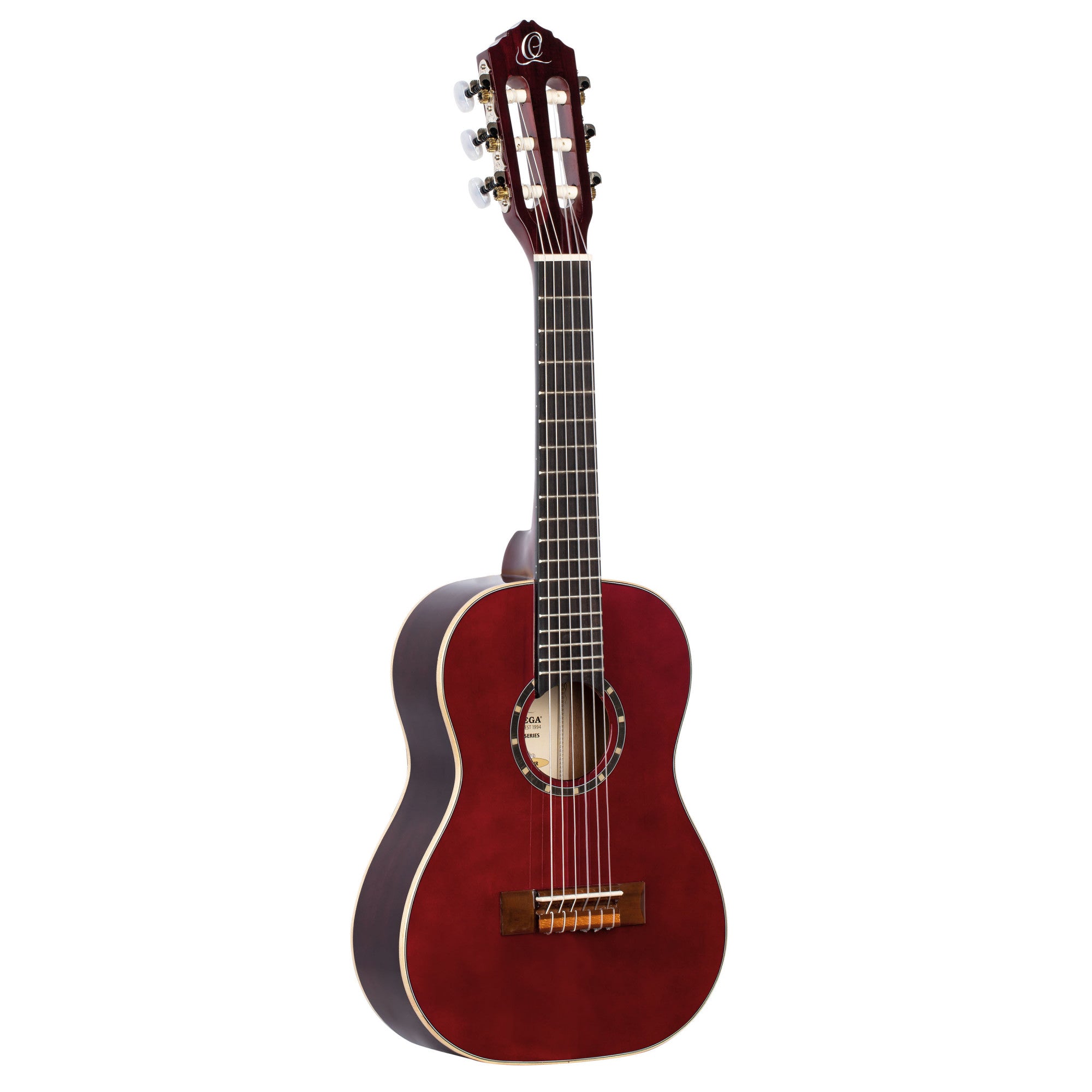 ORTEGA Family Series 1/4 Konzertgitarre 6 String - Weinrot + Bag