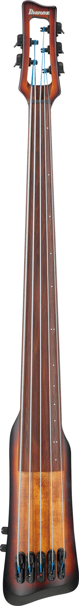IBANEZ Bass Workshop Elektronischer Kontrabass 5-String - Mahogany Oil Burst + Gigbag & TAMA Roadpro Ständer