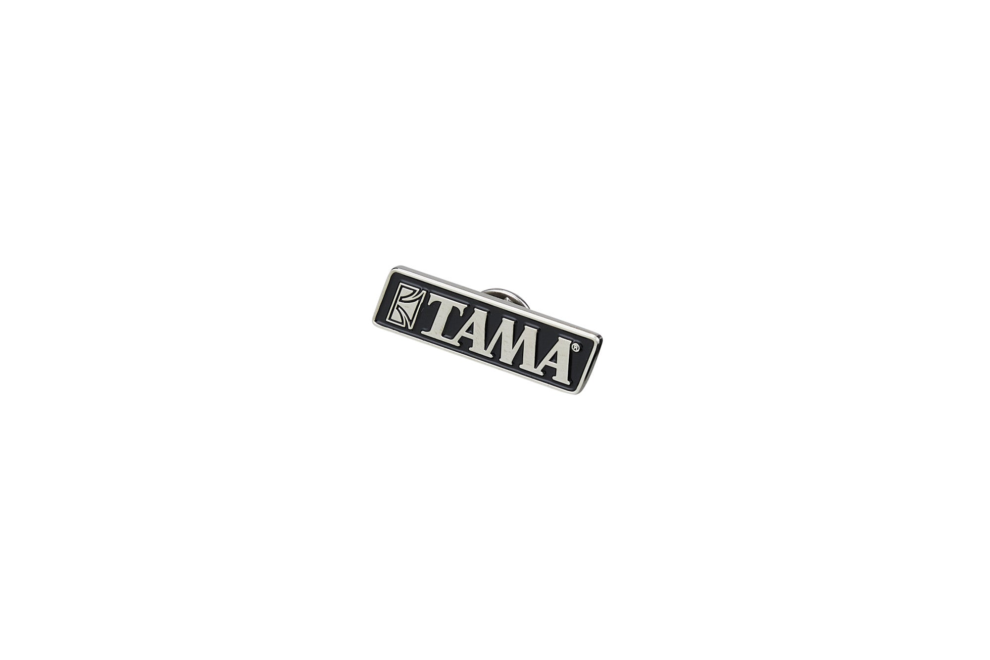 TAMA Logo Pin - vernickeltes Messing
