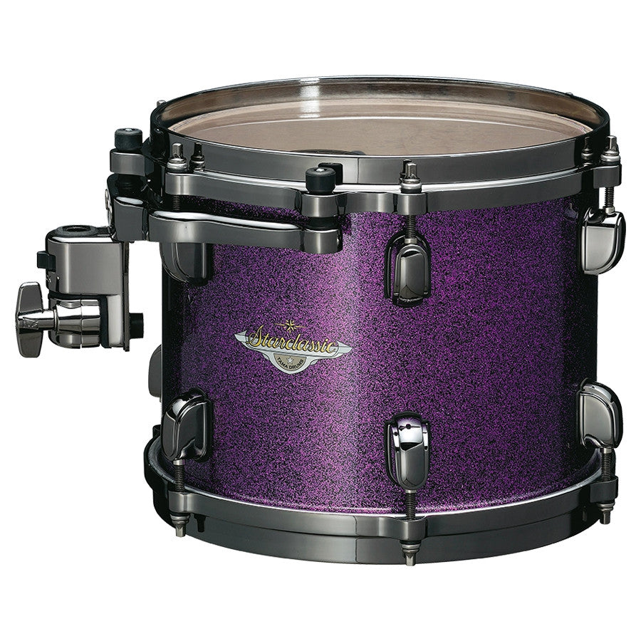 TAMA Starclassic Maple Lacquer Rack Tom 8'' x 7'' - Deeper Purple/Black Nickel HW