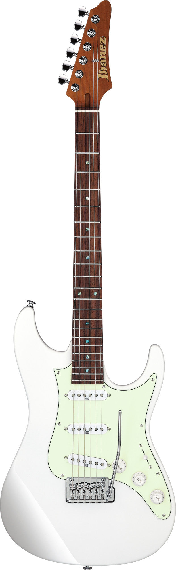IBANEZ Luca Mantovanelli Signature E-Gitarre 6-String - Luna White + Koffer