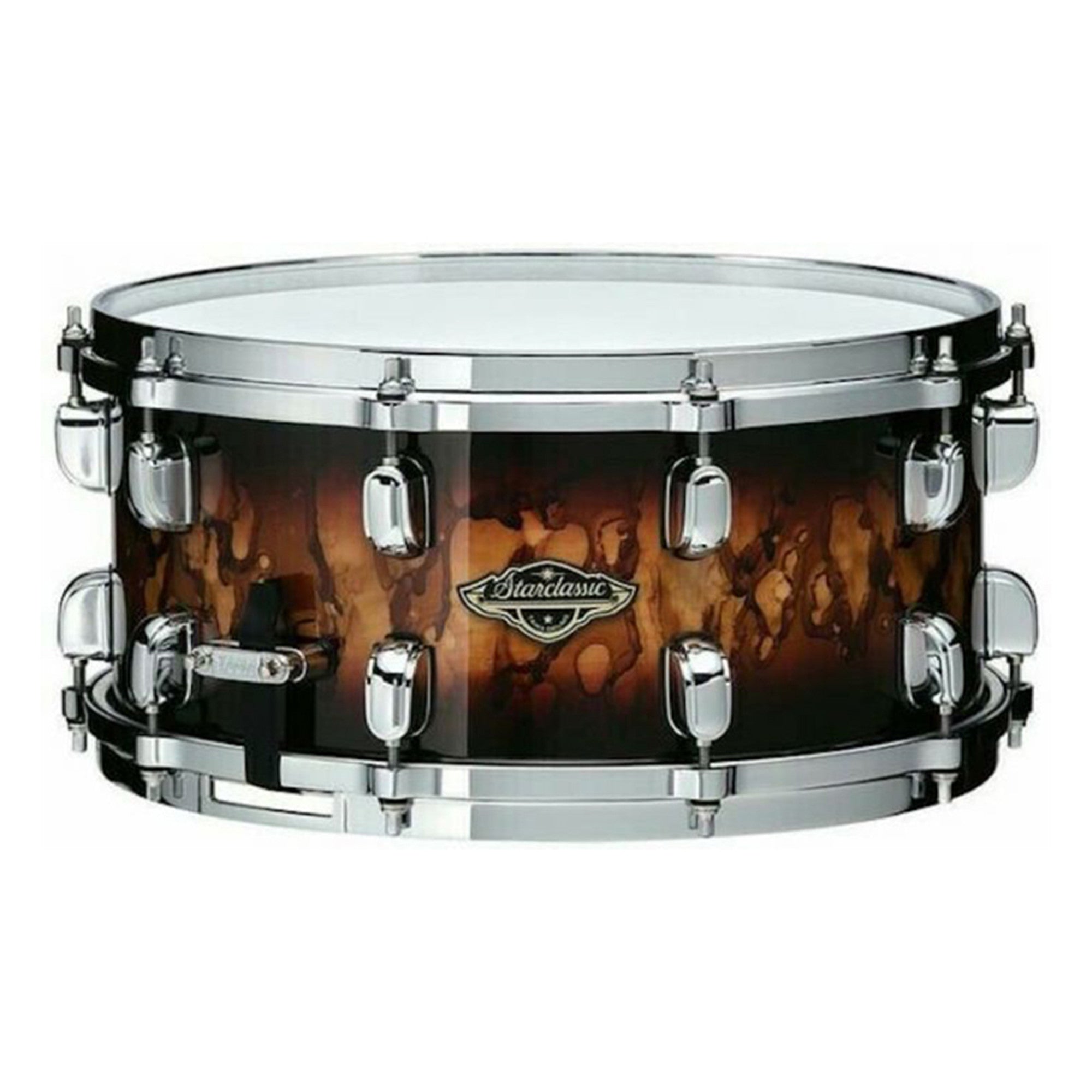 TAMA Starclassic Maple Snaredrum 13" x 6" - Molten Satin Brown/Chrom HW
