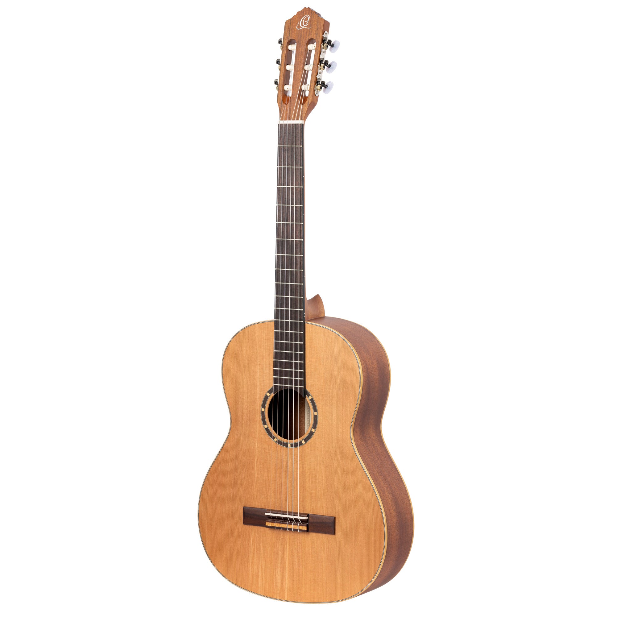 ORTEGA Family Series 4/4 Slim Neck Konzertgitarre 6 String Lefty - Zeder / Mahagoni Natur + Bag