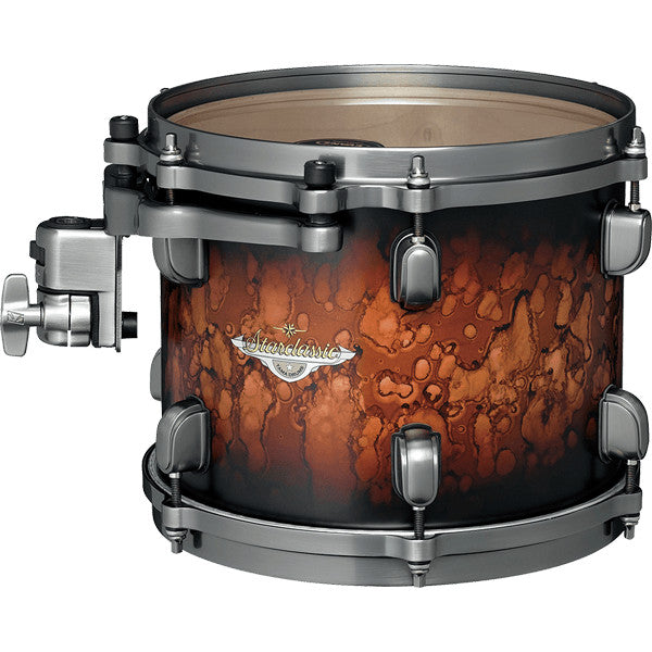 TAMA Starclassic Maple Lacquer Rack Tom 12" x 8" - Molten Satin Brown Burst/Black Nickel HW