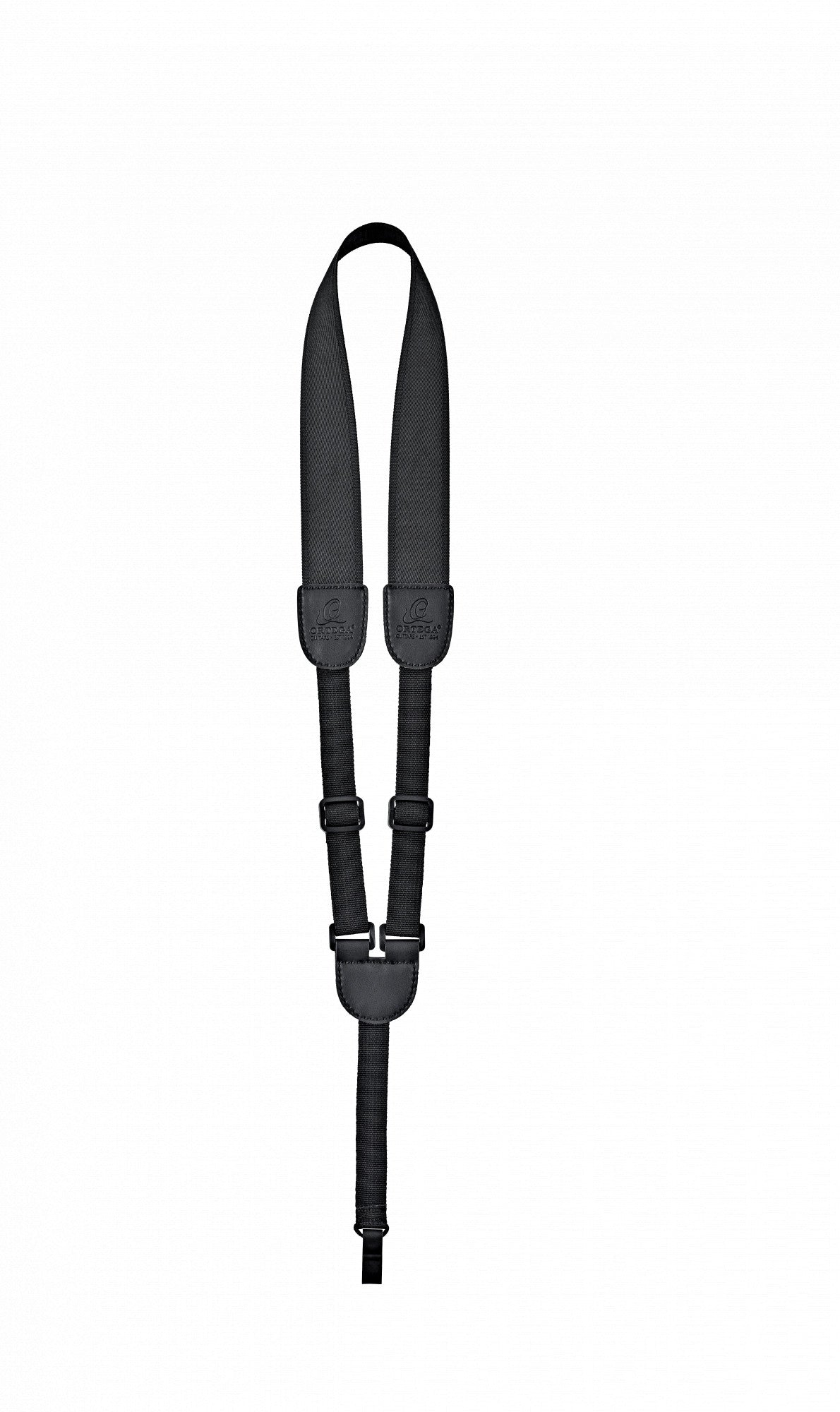 ORTEGA Nylonukulelengurt mit Support Hook - schwarz