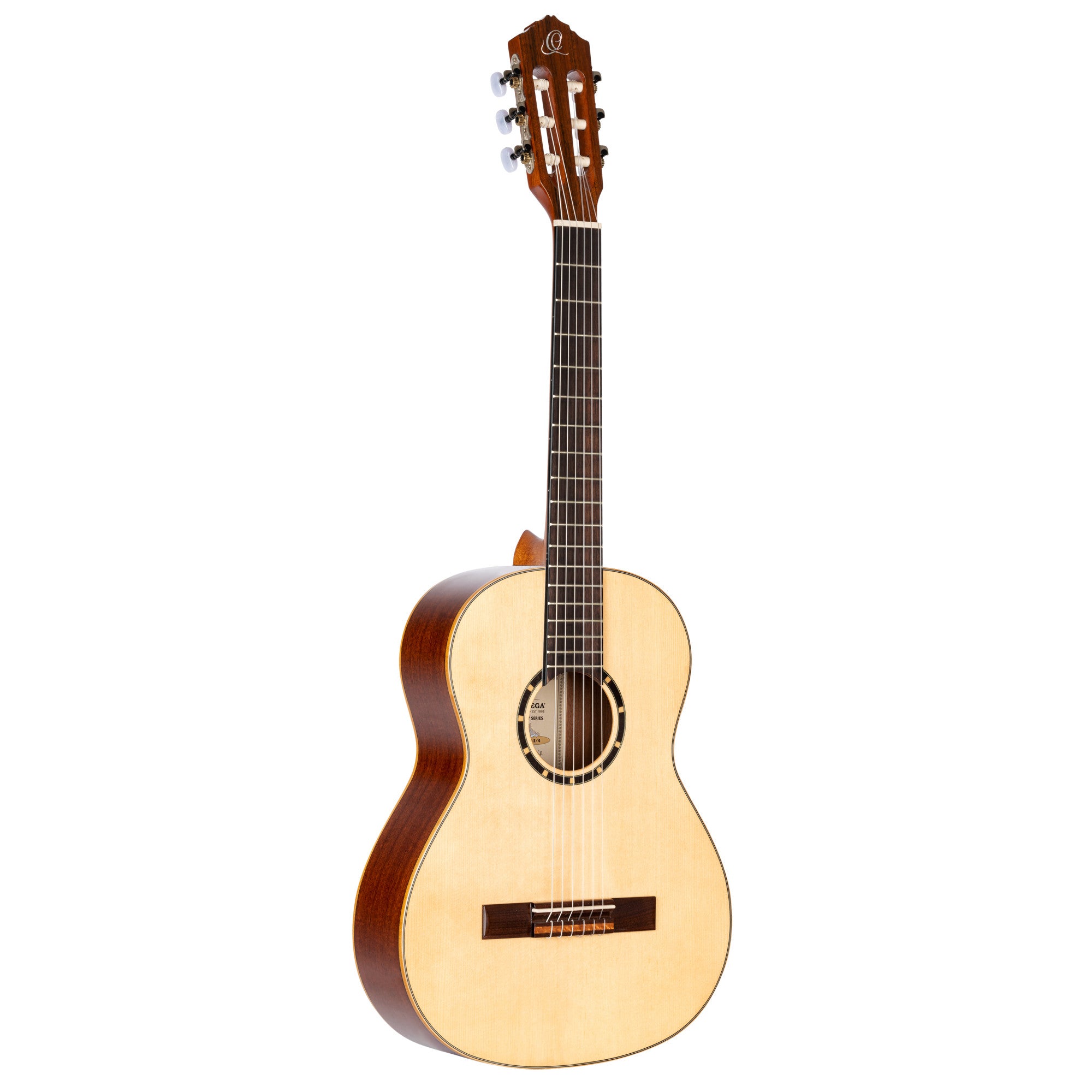 ORTEGA Family Series 3/4 Konzertgitarre 6 String - Mahagoni Gloss Natur + Bag