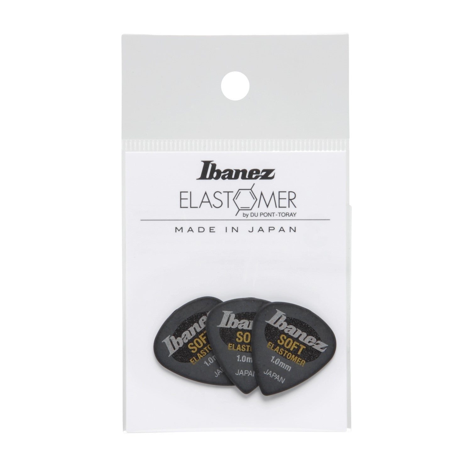 IBANEZ Elastomer Picks - 3er Pack