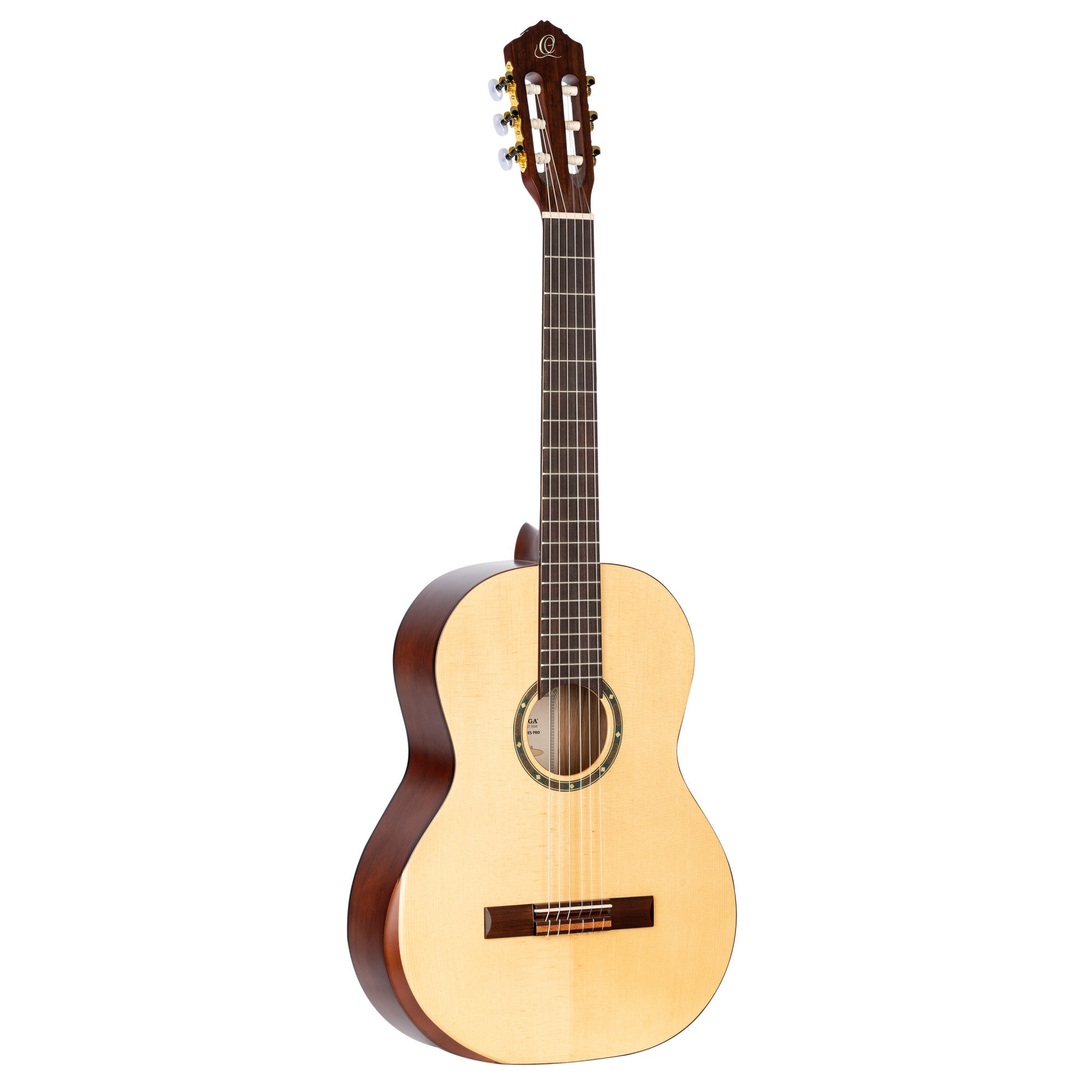 ORTEGA Student Series Pro DeLuxe 4/4 Konzertgitarre 6 String - Massive Fichte / Catalpa Natur