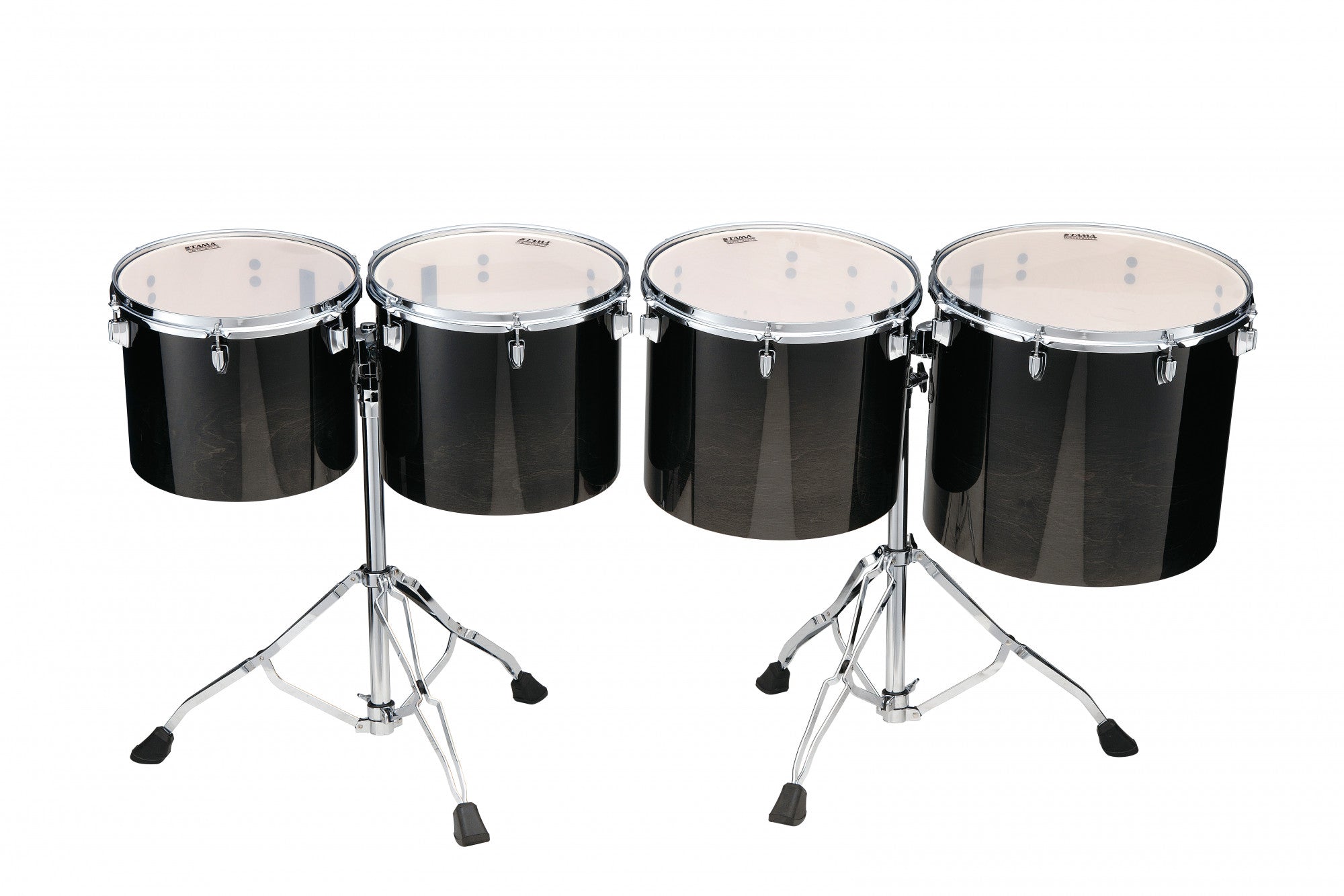 TAMA Low-Pitched Concert Tom Set 4 teilig - Transparent Black Fade/Chrome HW