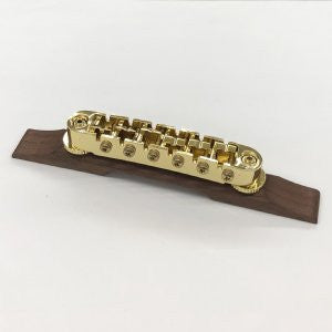 IBANEZ Gibraltar Performer 6-saitiger Steg mit Stehbolzenschraube und Mutter für AF, AG - Gold