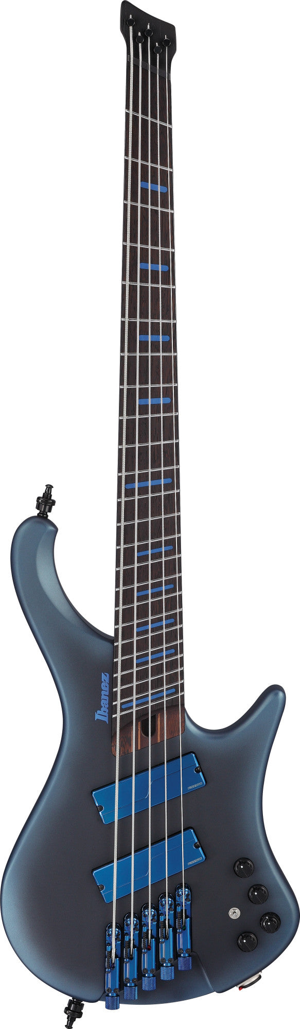 IBANEZ Bass Workshop EHB E-Bass 5-String Multiscale - Midnight Arctic Ocean Matte + Gigbag