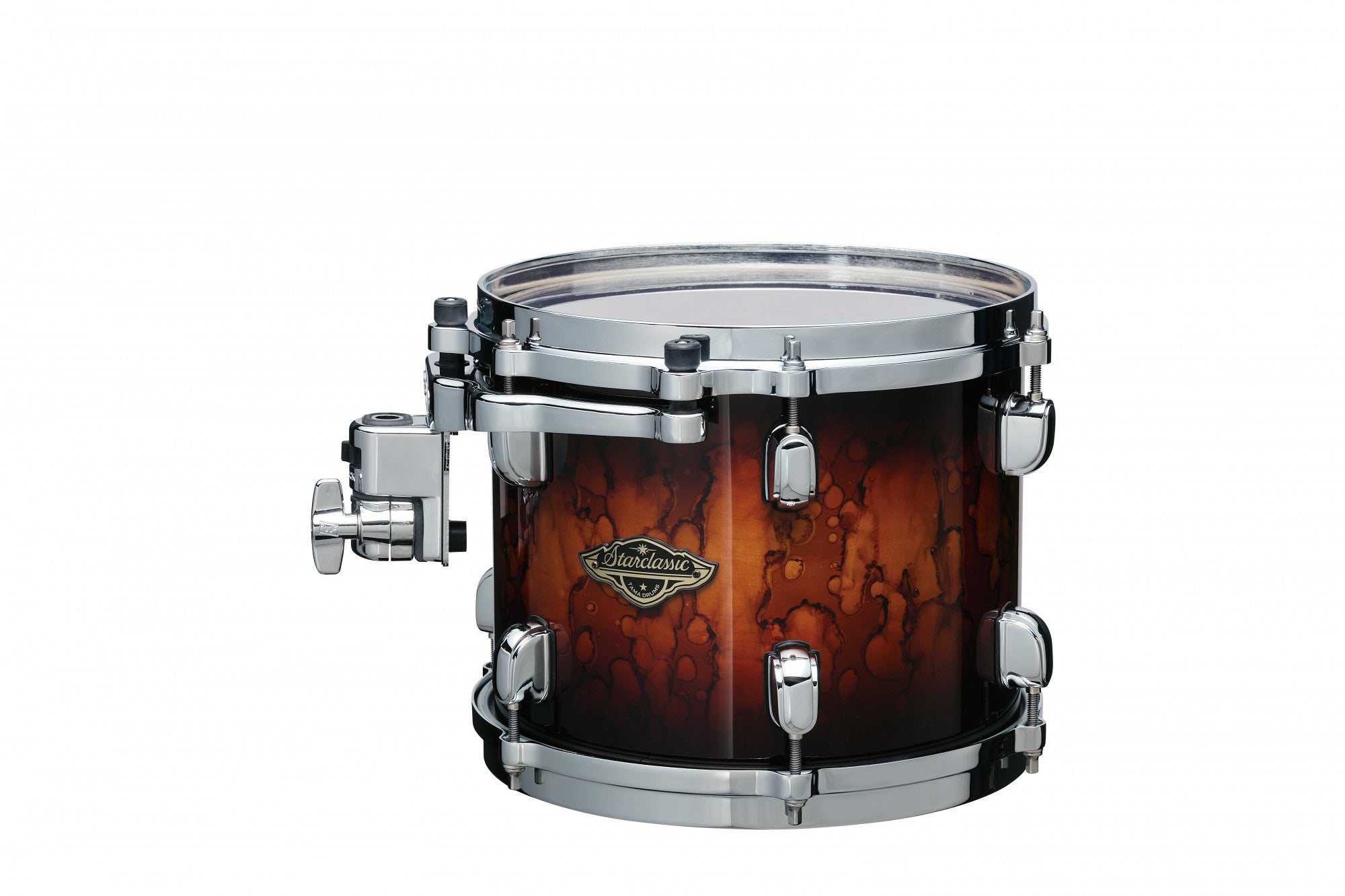 TAMA Starclassic Walnut/Birch Lacquer Rack Tom 12" x 9" - Molten Brown Burst/Chrom HW