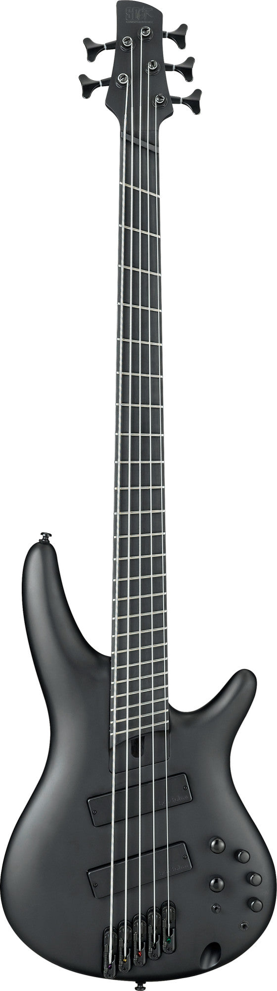 IBANEZ Iron Label SRMS E-Bass 5-String Multiscale - Black Flat