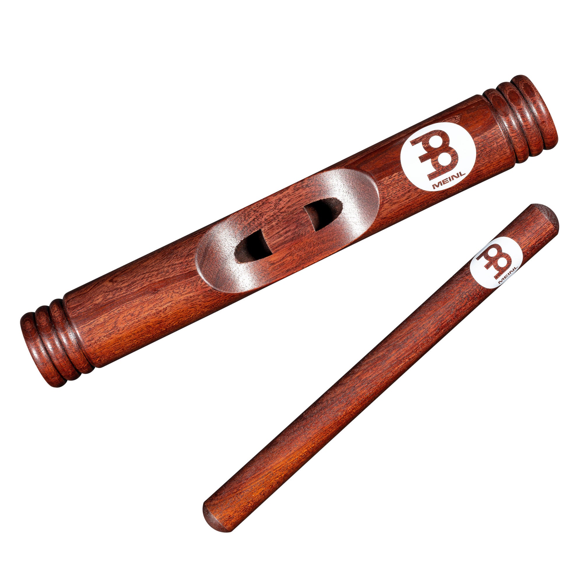 MEINL Percussion Wood Claves African - Hollowed Out Select Hardwood