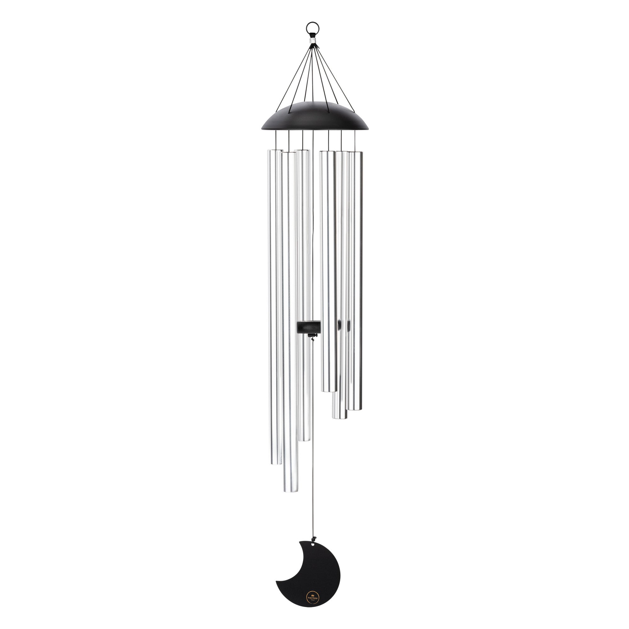 Meinl Sonic Energy Moon Meditation Chime 44"/110 cm - 432 Hz - Runder Bogendeckel/Silber