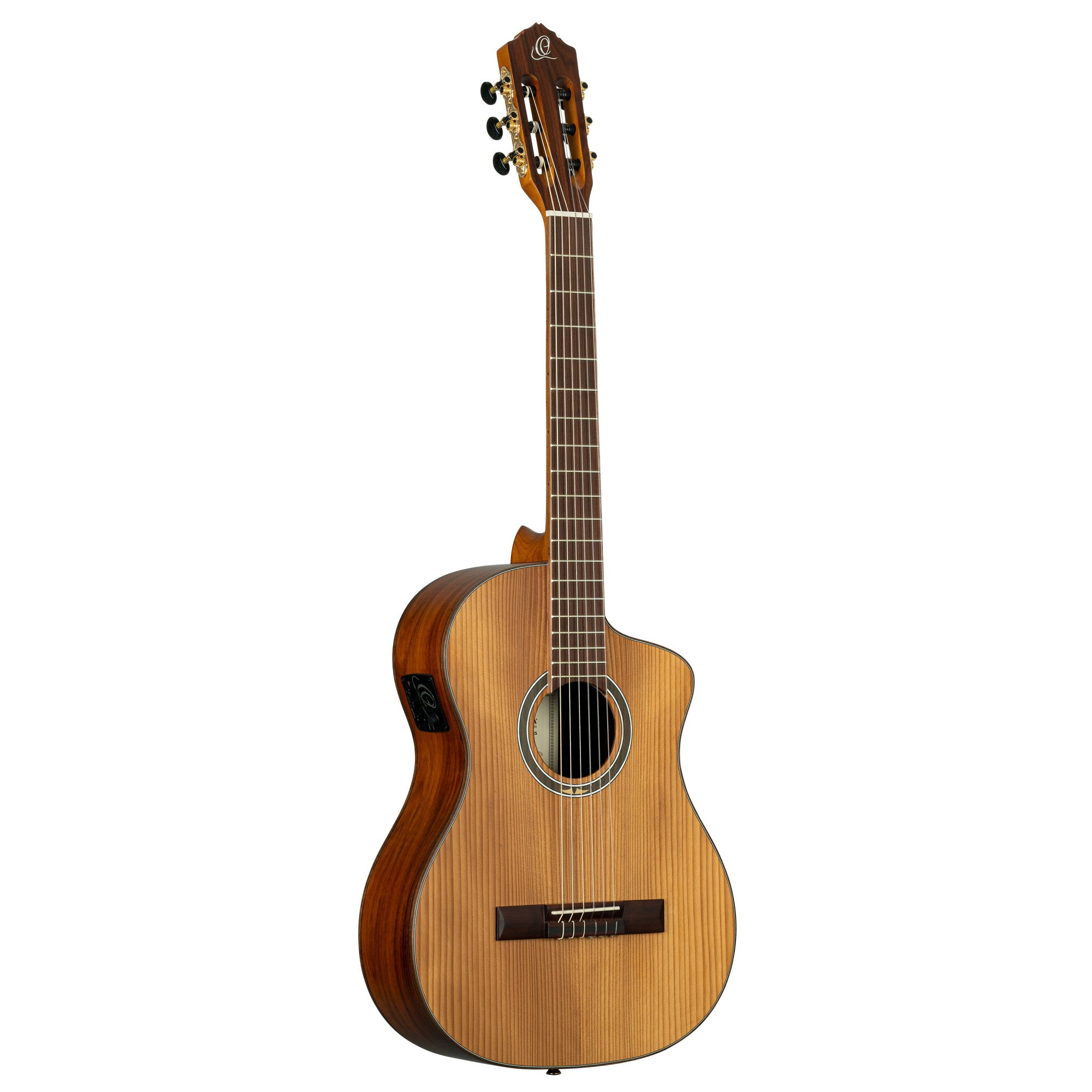 ORTEGA Thermo Series 4/4 Konzertgitarre 6-String - Dunkelbraun matt + Gigbag