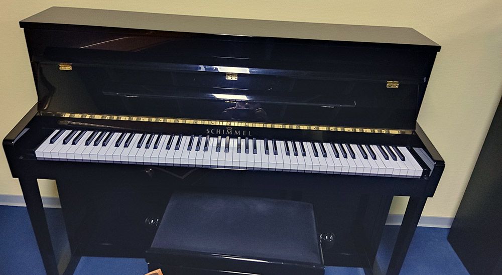 Schimmel 105 schwarz poliert