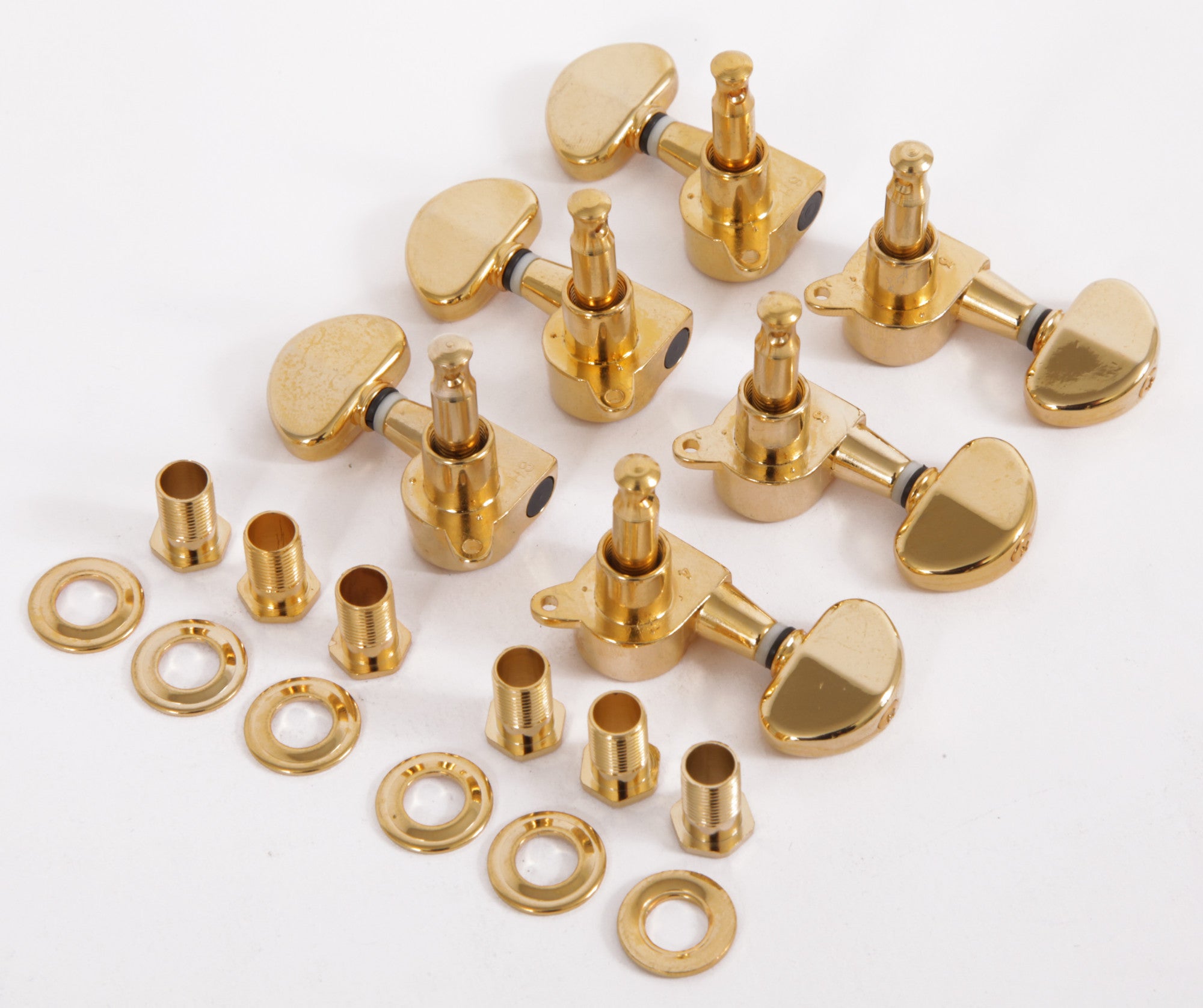 IBANEZ Akustikgitarren Mechanikensatz - 3 x links/3 x rechts gold