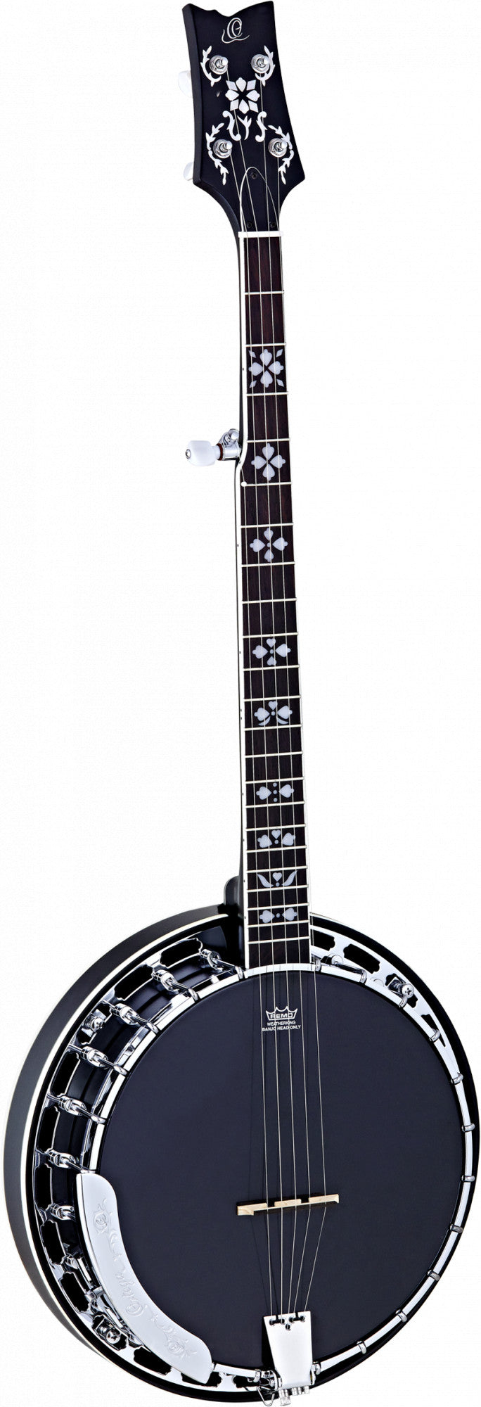 ORTEGA Raven Serie Banjo 5 String - Mahogany Black + Bag