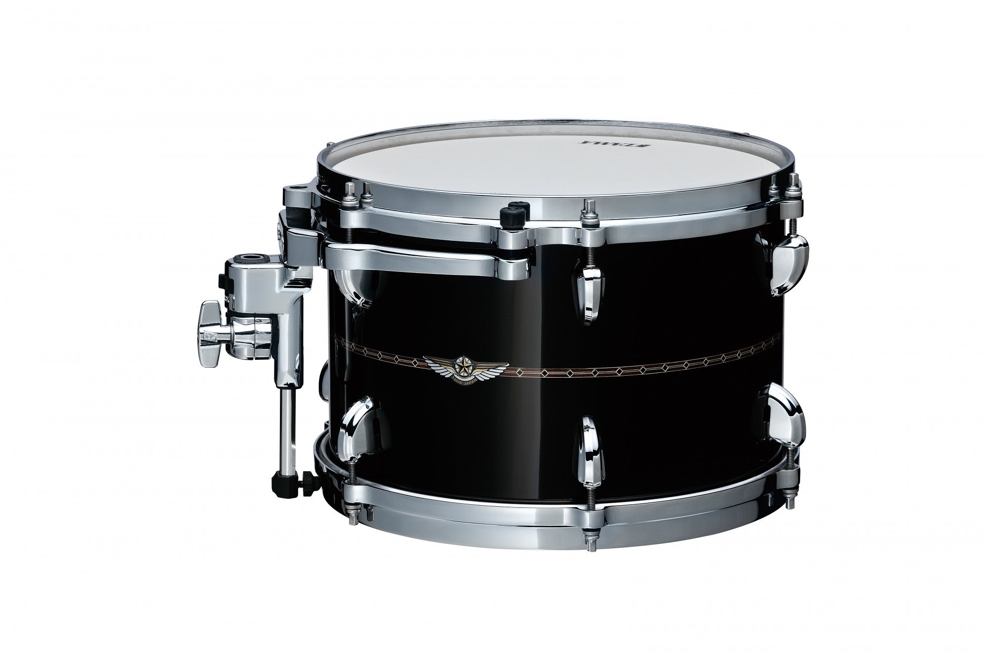 TAMA STAR Maple Tom Tom - 10" x 7" Piano Black/Chrom HW mit Inlay (outside)