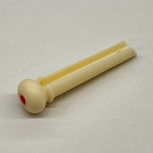 IBANEZ Bridge Pin mit rotem Punkt - Ivory