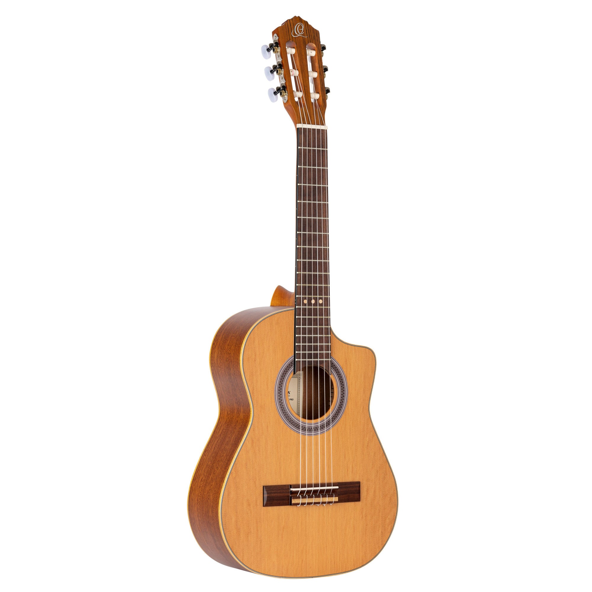 ORTEGA Requinto Series Pro 1/2 Akustikgitarre 6-String - Natural + Gigbag