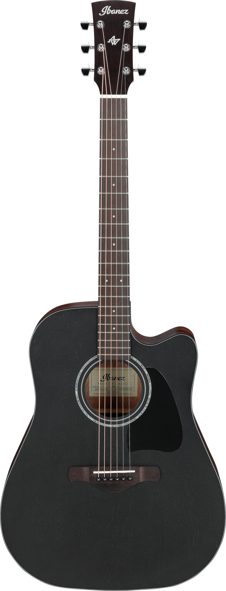 IBANEZ Artwood AW Akustikgitarre 6-String - Weathered Black Open Pore