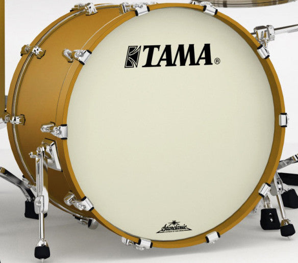 TAMA Starclassic Maple Lacquer Bass Drum 22" x 14" - Satin Aztek Gold Metallic/Chrom HW/ohne Tom Halter
