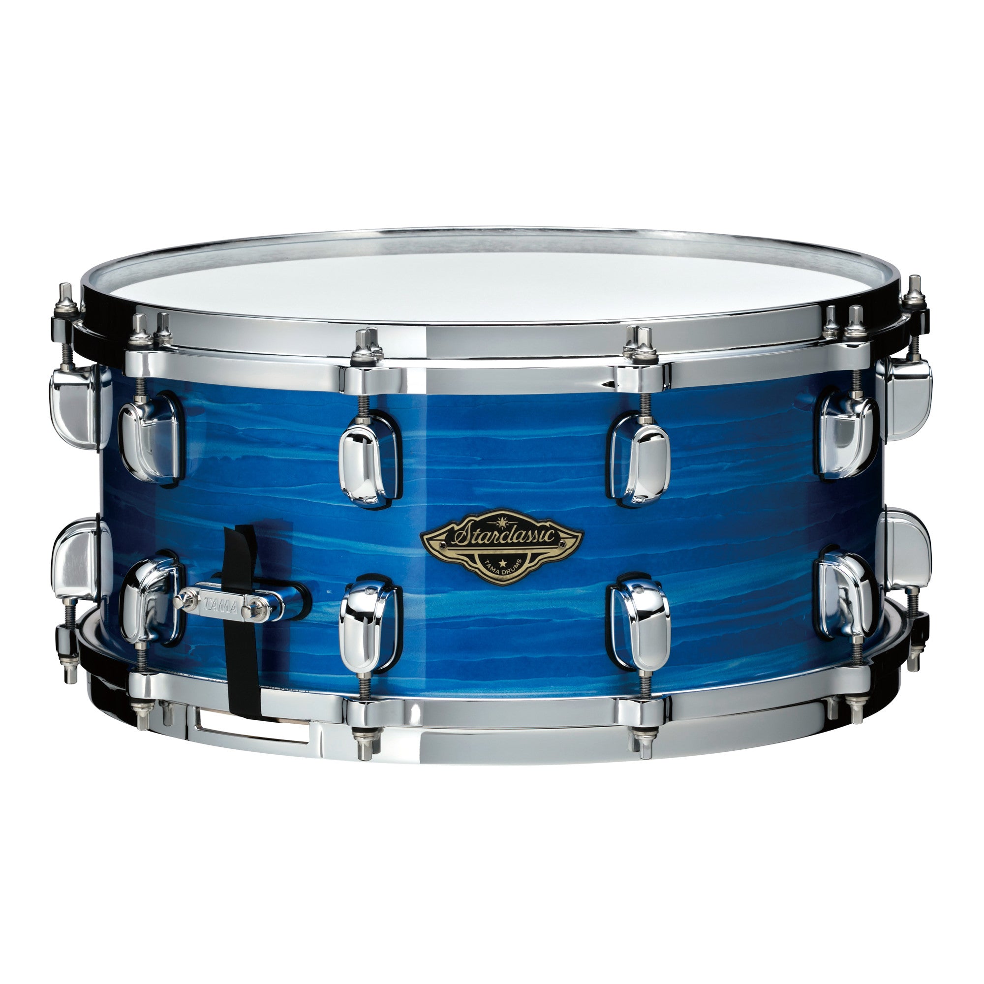 TAMA Starclassic Walnut/Birch Snaredrum 14" x 5,5" - Lacquer Ocean Blue Ripple/Chrom HW