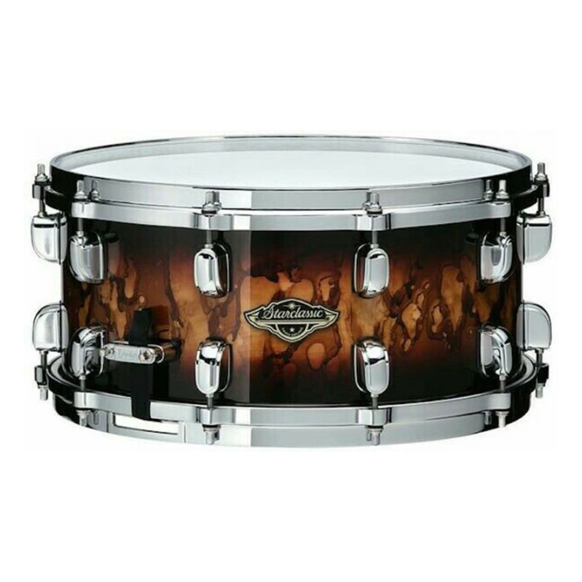 TAMA Starclassic Maple Snaredrum 14" x 6,5" - Molten Satin Brown Burst/Chrom HW