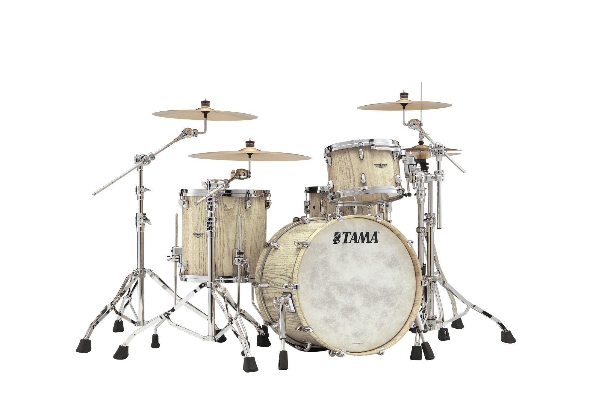 TAMA STAR Walnut Shell Kit 3 teilig - Antique White Japanese Chestnut/Chrom HW
