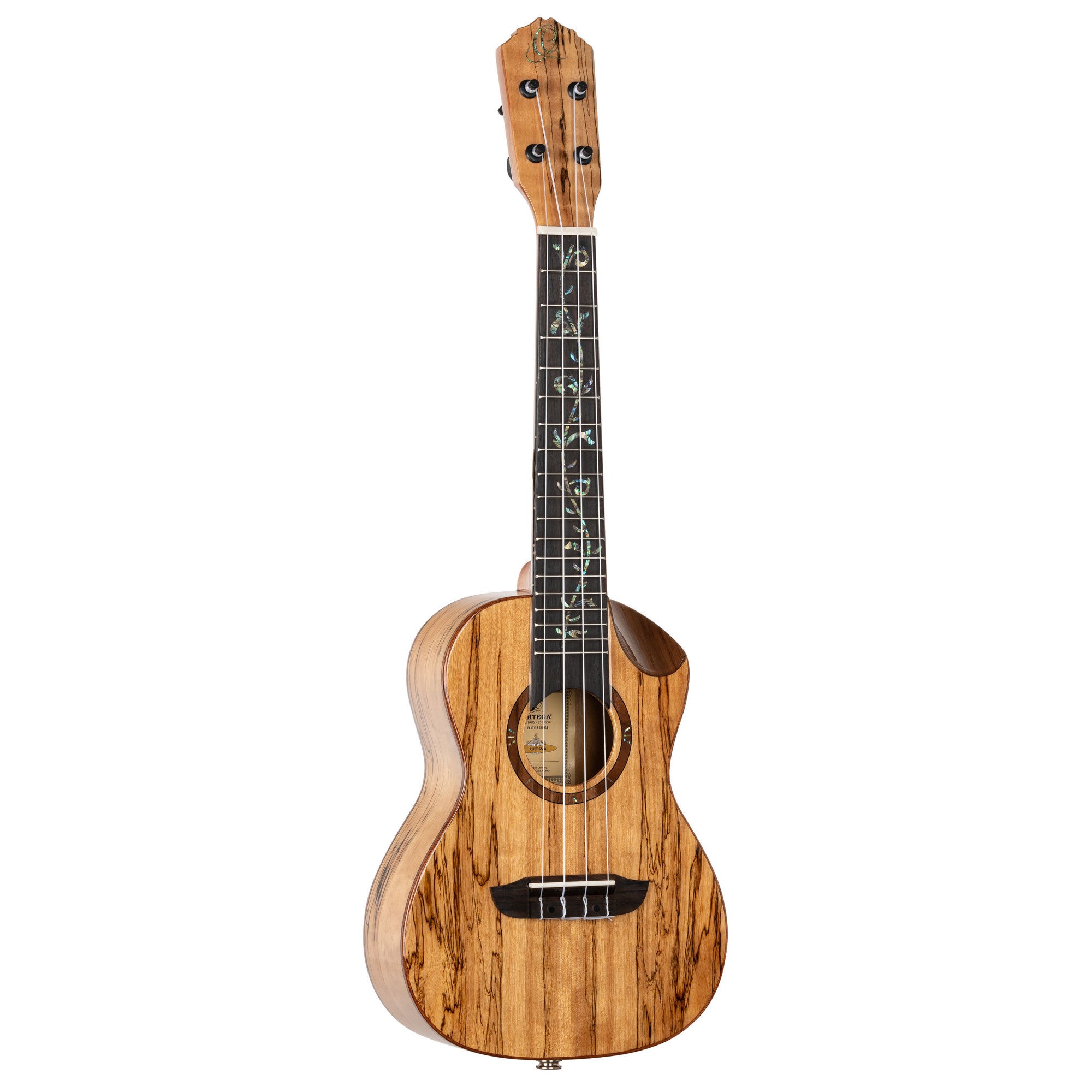 ORTEGA Elite Serie Konzert Ukulele 4 String - Spalted Maple Natural + Bag