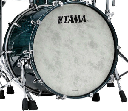 TAMA STAR Walnut Bass Drum 20" x 14" - Light Indigo Japanese Chestnut/Chrom HW