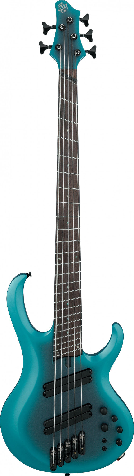 IBANEZ BTB 5-Str Cerulean Aura Burst Matte Multi Scale, Incl. Case