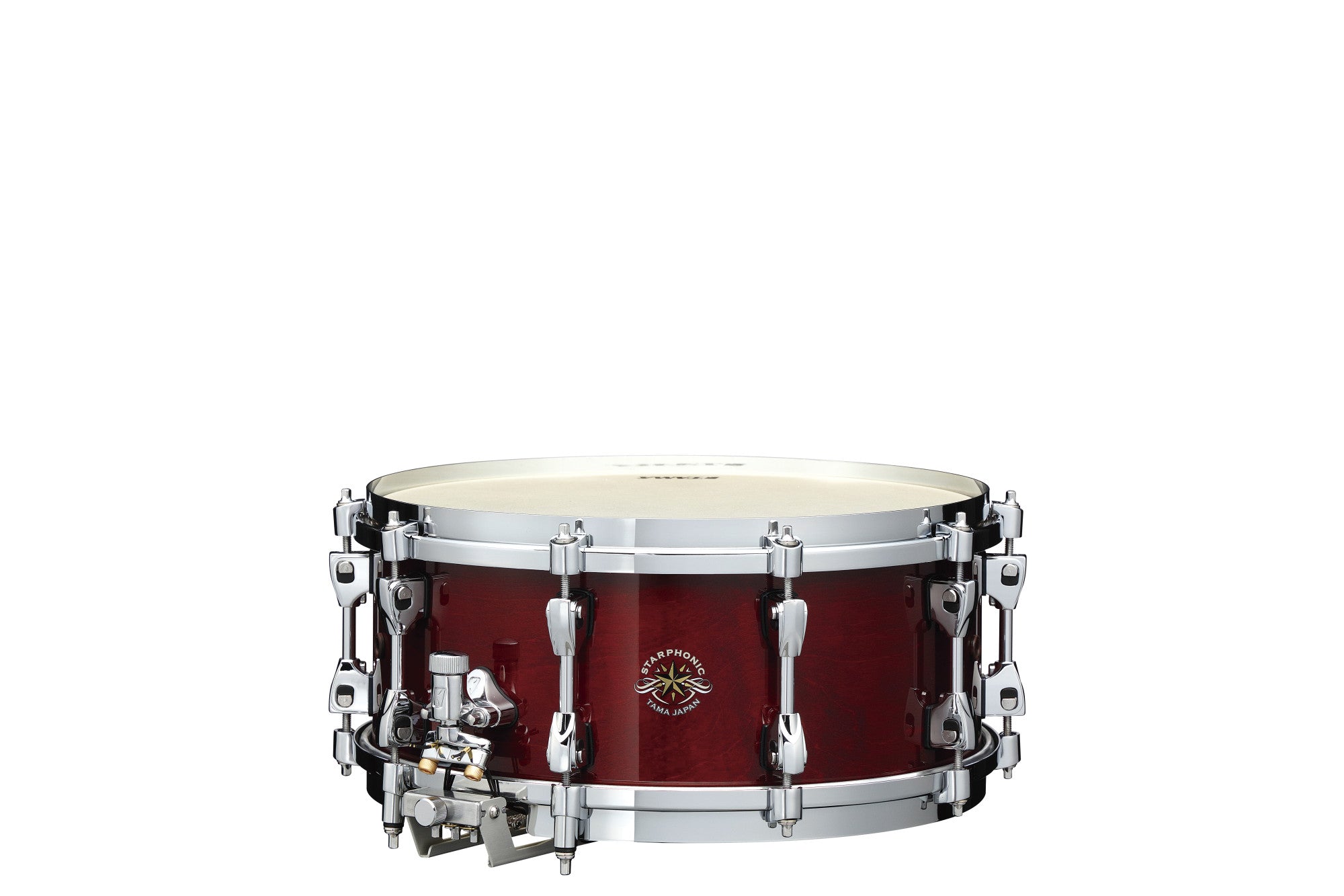 TAMA STARPHONIC Maple Bravura Concert Snaredrum 14" x 6" - Gloss Mocha Brown/Chrom HW