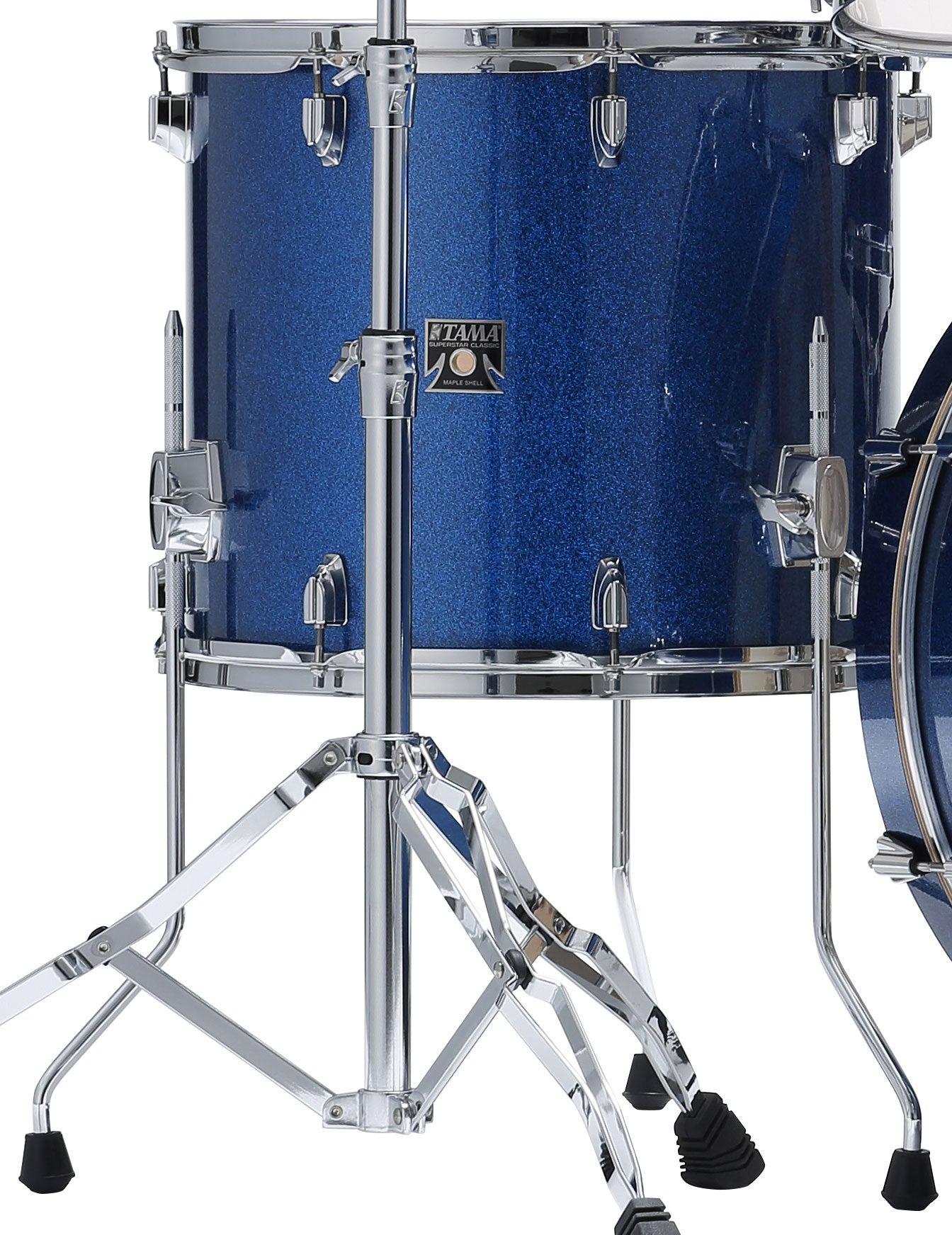 TAMA Superstar Classic Floor Tom 14" x 14" - Indigo Sparkle/Chrom HW