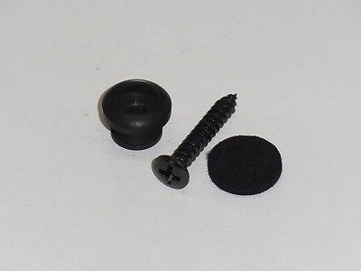 IBANEZ Strap Button Flat Black, w/ Washer & Screw For AFR, ANB, BTB, SR