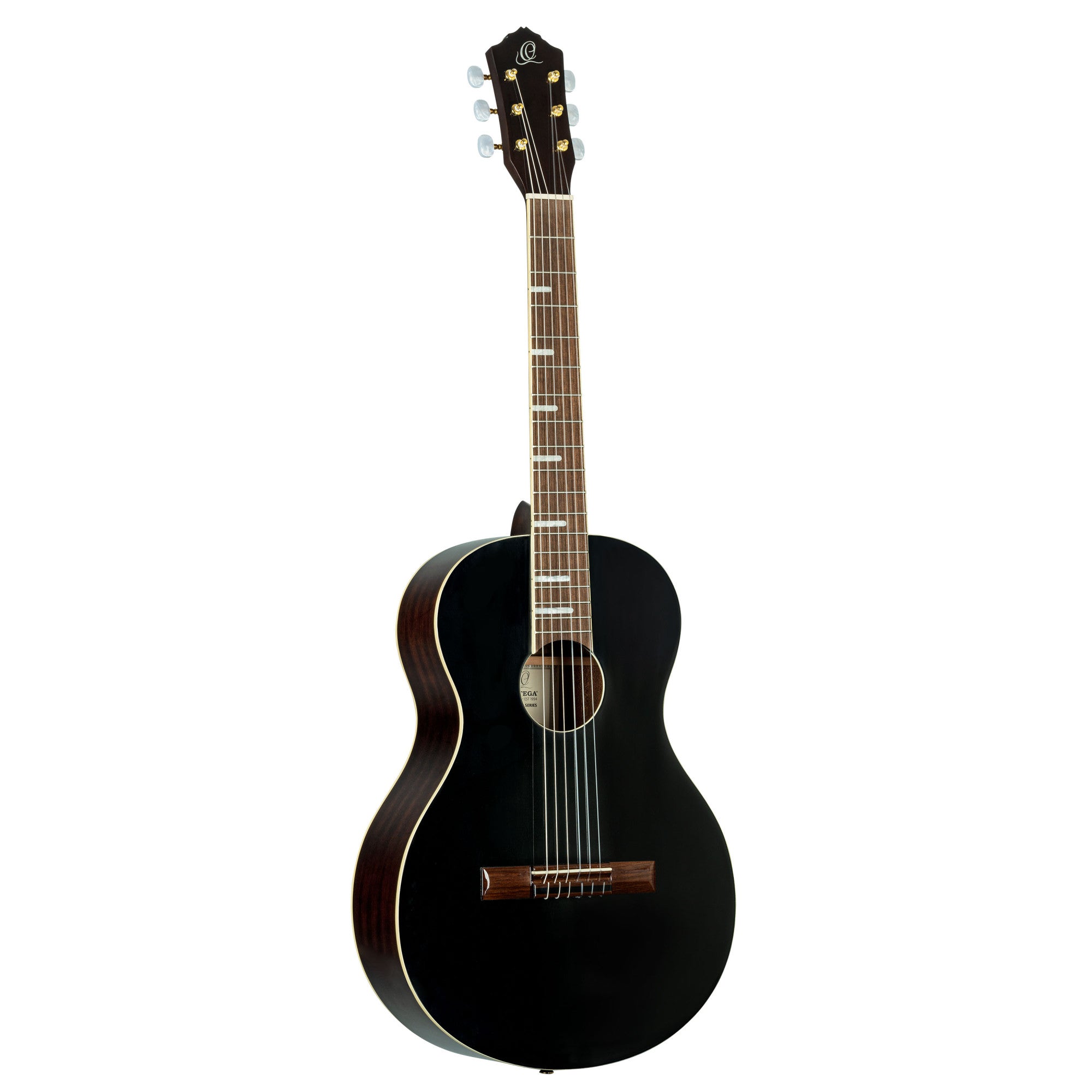 ORTEGA Ranger Series 4/4 Konzertgitarre 6-String - Black + Gigbag