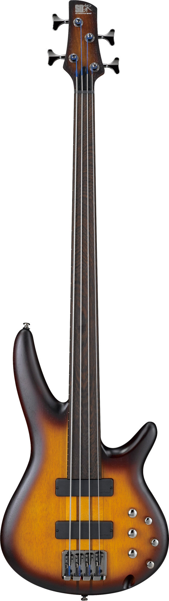 IBANEZ Bass Workshop E-Bass Fretless 4 String - Brown Burst Flat