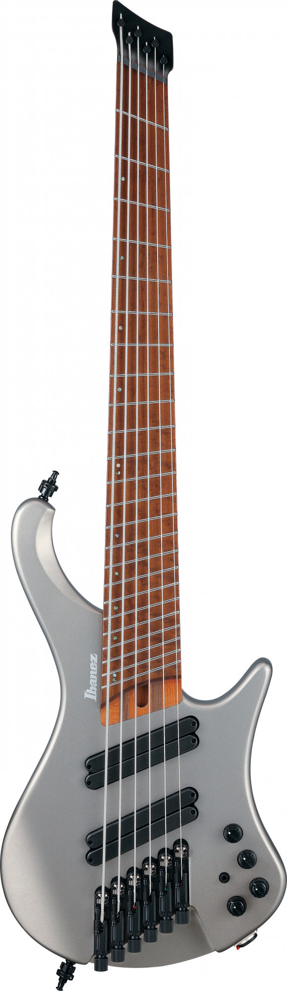 IBANEZ EHB 6-Str Metallic Gray Matte Multi Scale, Incl. Gig Bag