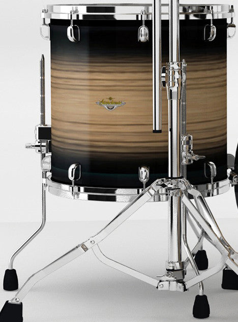 TAMA Starclassic Maple Exotic Floor Tom 13" x 12"´- Natural Pacific Walnut Burst/Chrom HW