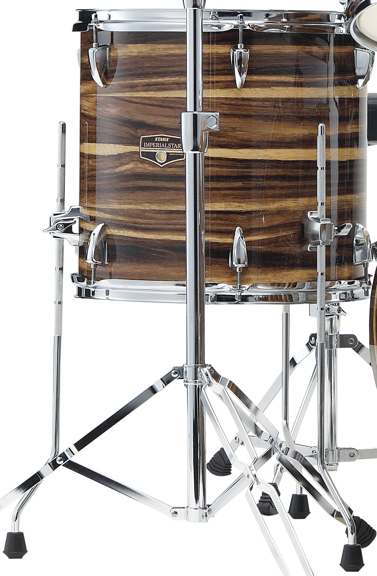 TAMA Imperialstar Floor Tom 16" x 14" - Coffee Teak Wrap/Chrom HW
