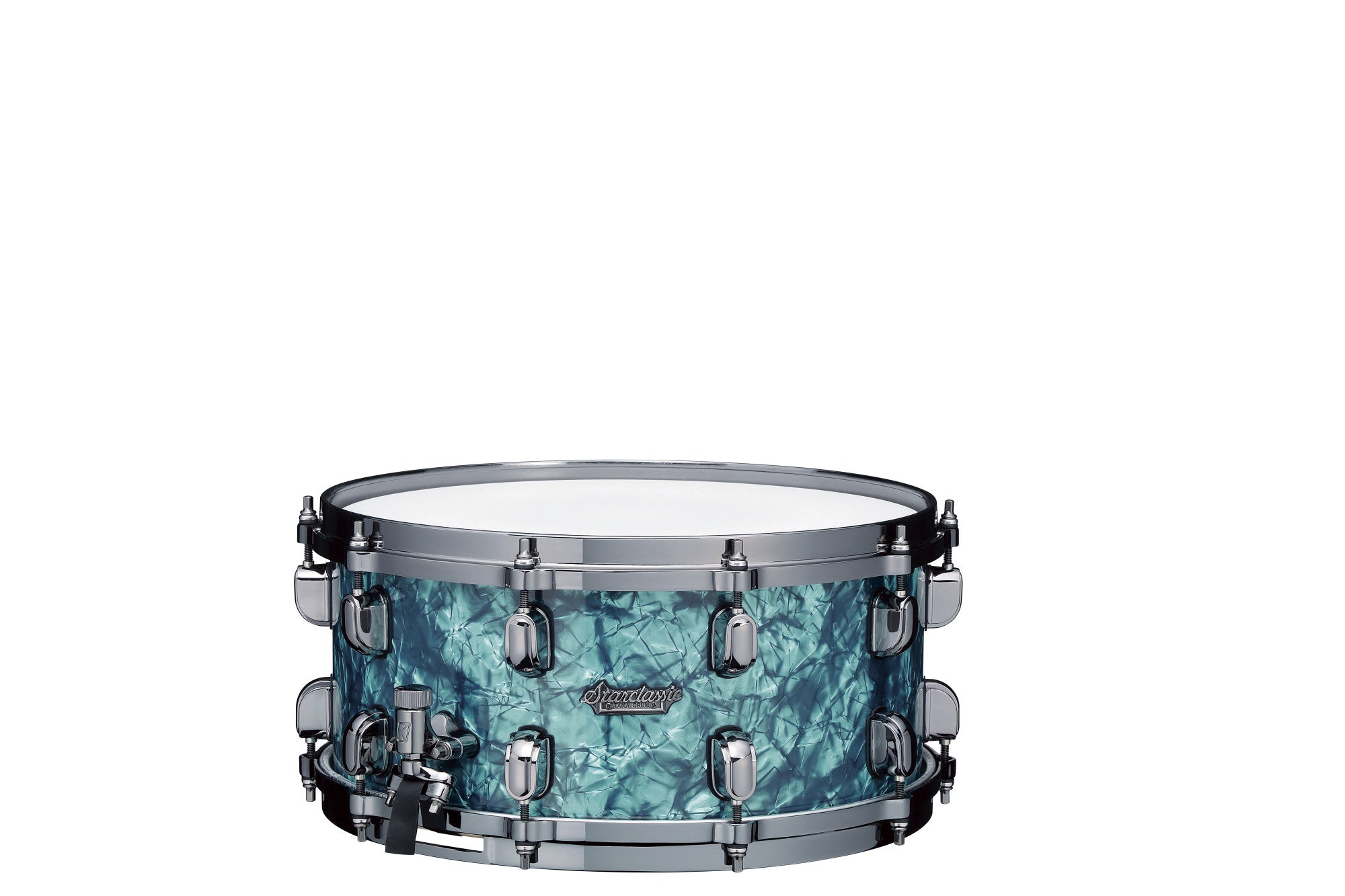 TAMA Starclassic Maple Snaredrum 13" x 6" - Turquoise Pearl/Black Nickel HW