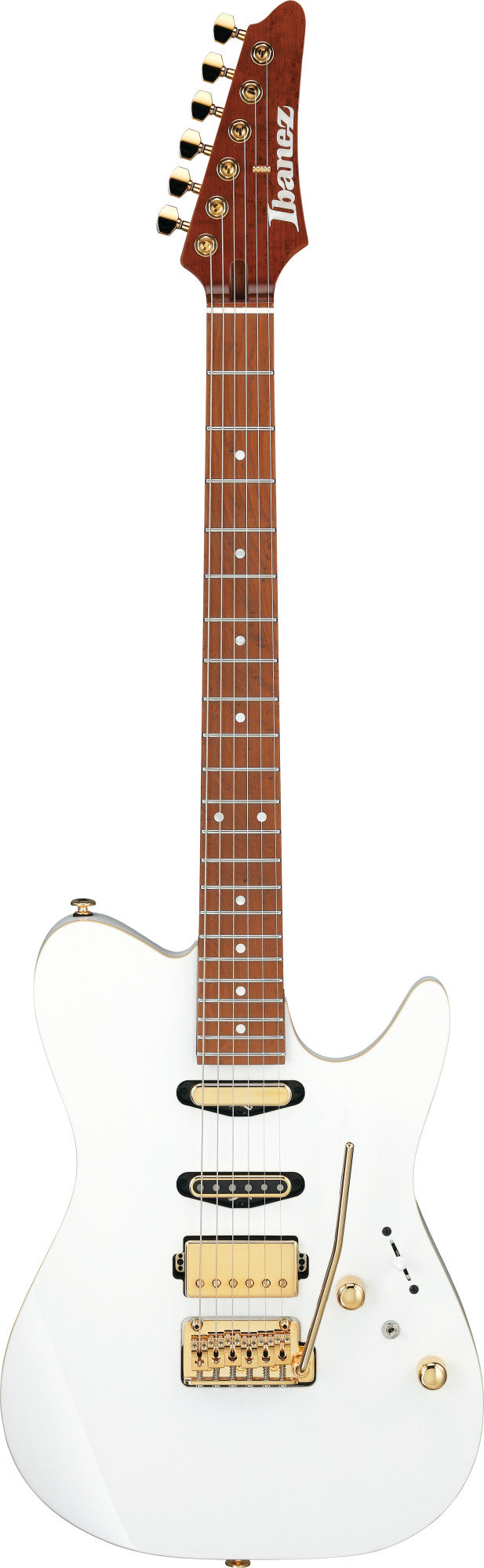 IBANEZ Lari Basilio Signature E-Gitarre 6-String - White + Koffer